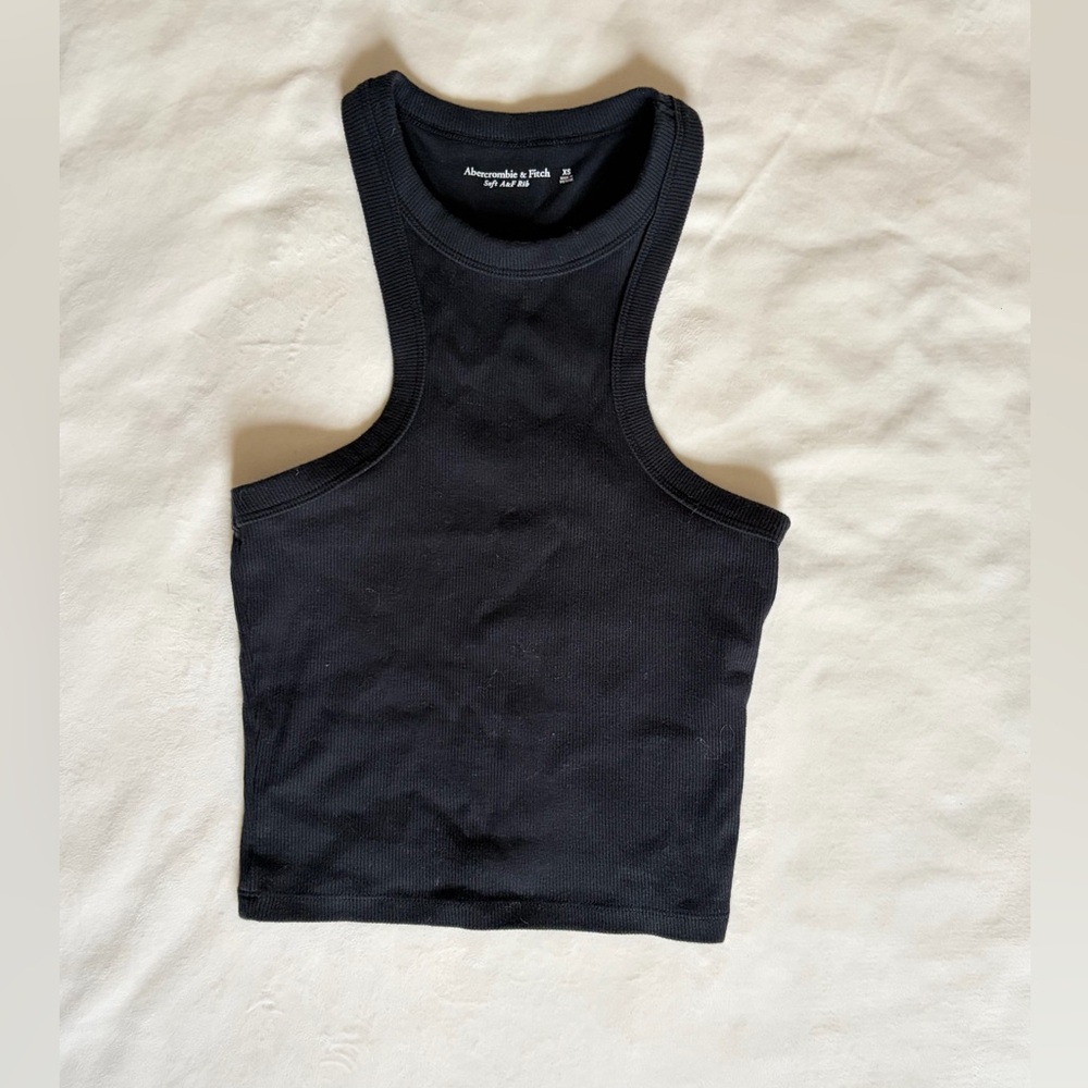 Abercrombie Black Halter Tank Top